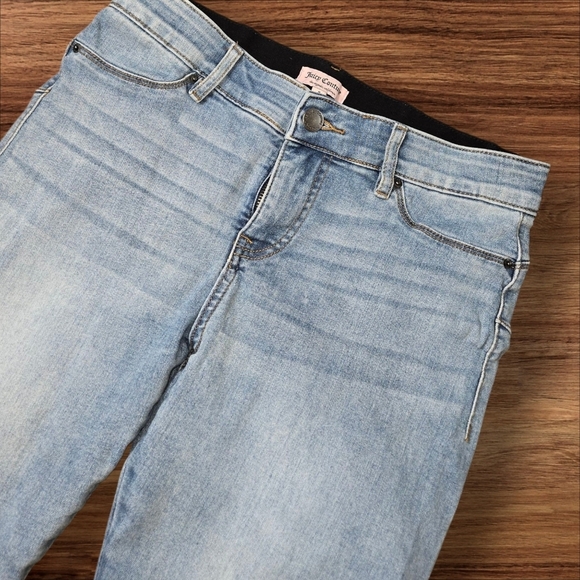 Juicy Couture Denim Blue Ankle Cropped Capri Jeans - Picture 2 of 7